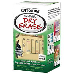 Rust-Oleum Clear Finish Dry Erase