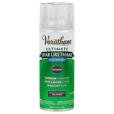 Varathane Ultimate Water Based Crystal Clear Gloss Spar Urethane Spray Paint