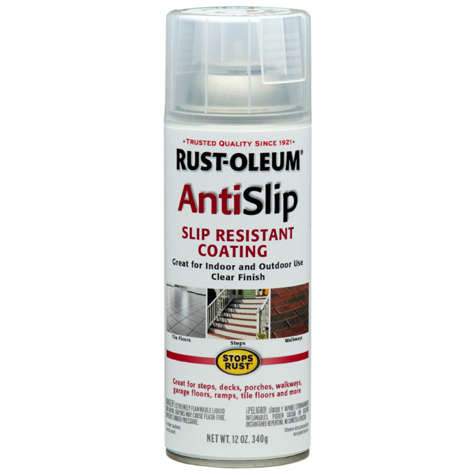 Rust-Oleum Stops Rust Anti-Slip Resistant Clear Finish Coating Aerosol