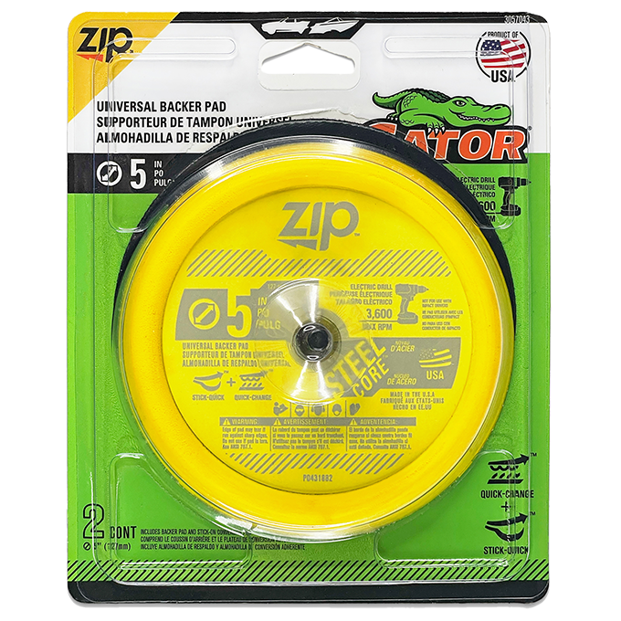 A package of Backer Pad Drill Mount Stick-On and Hook and Loop