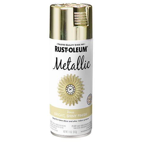 Gold, Rust-Oleum American Accents 2X Ultra Cover Metallic Spray