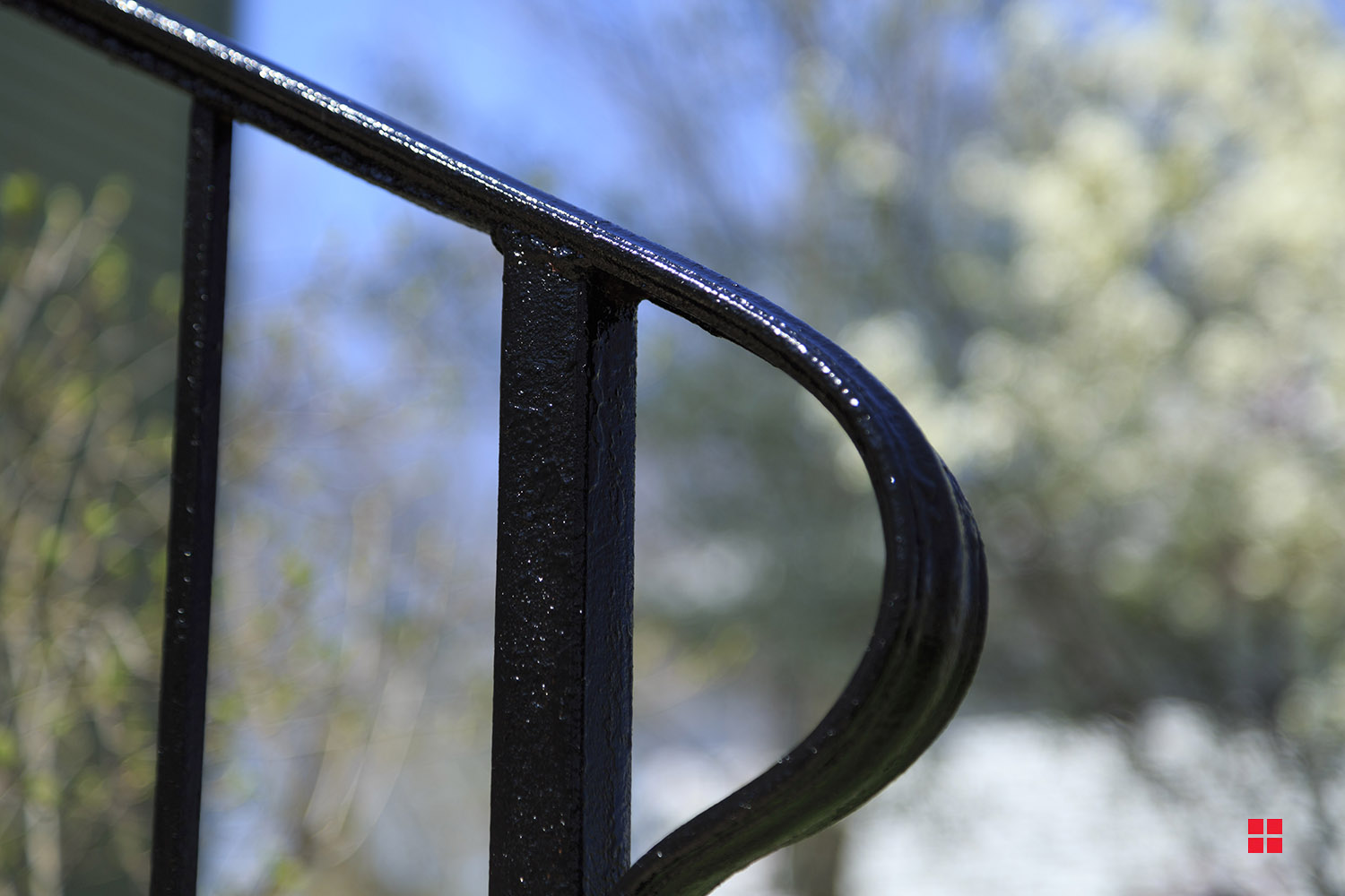 Update Porch Railings with Stops Rust