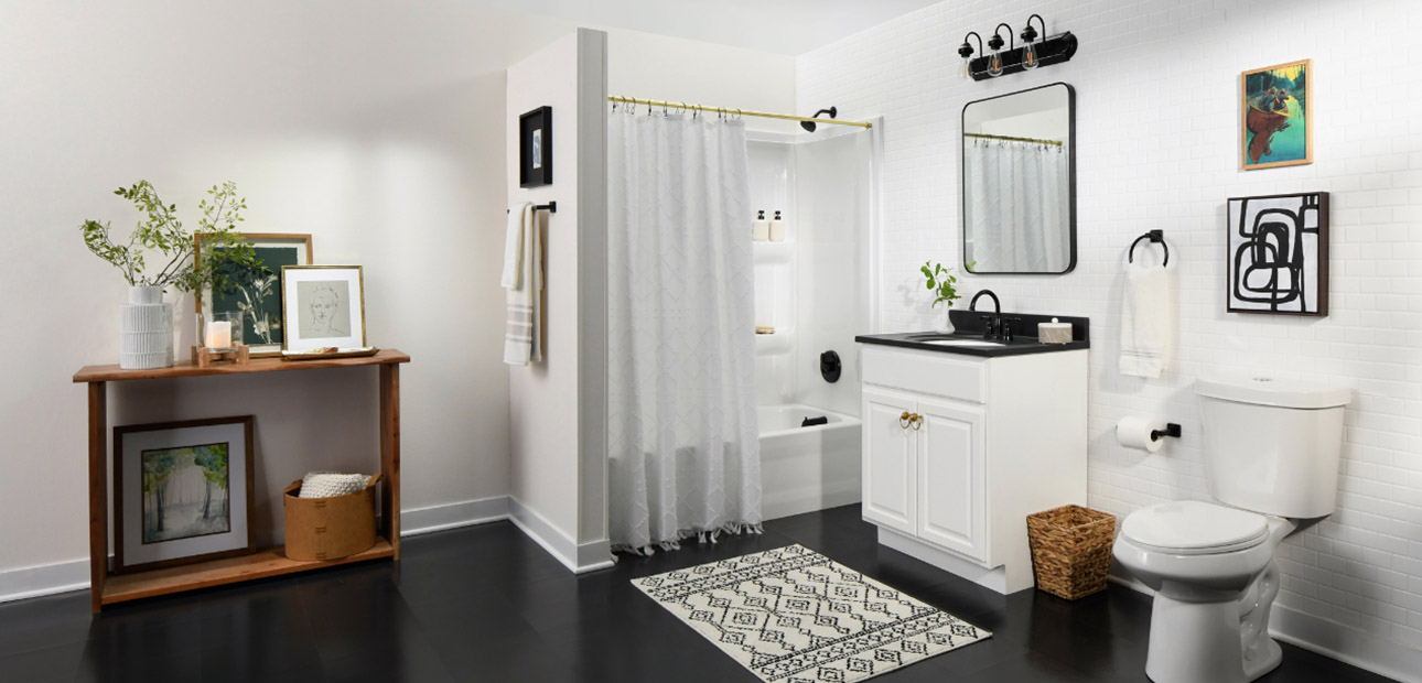Budget-friendly bathroom makeover