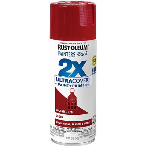 Rust-Oleum 249099 Painters Touch 2x Spray Paint, Satin Stone Gray, 12-oz.