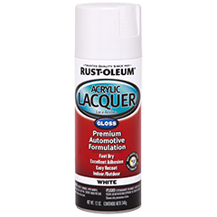 Rust-Oleum Automotive 2X Acrylic Lacquer Gloss White Spray Paint