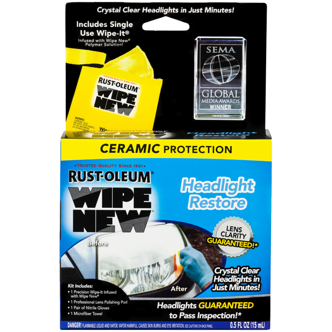 Rust-Oleum Wipe New Headlight Restore Kit-JAG