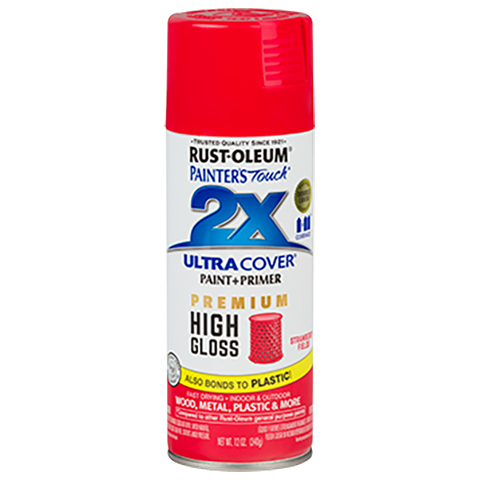 Rust-Oleum Painter's Touch 2X Ultra Cover High Gloss Strawberry Fields Spray Paint