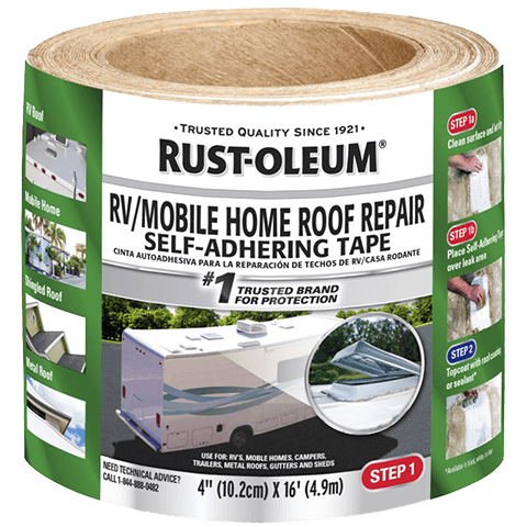 thumbnail image 2 of 4.75 Gal Flat RV Trailer Rubber Roof Coating – White Elastomeric, Cool Roof Certified 2 of 6