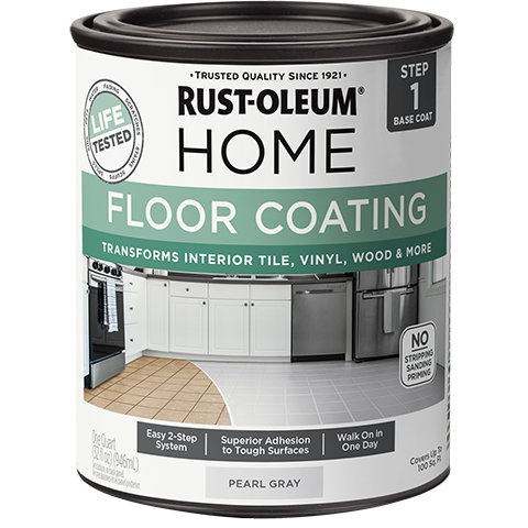 Rust-Oleum HOME Floor Coating Pre-Mix Base Coat Pearl Gray