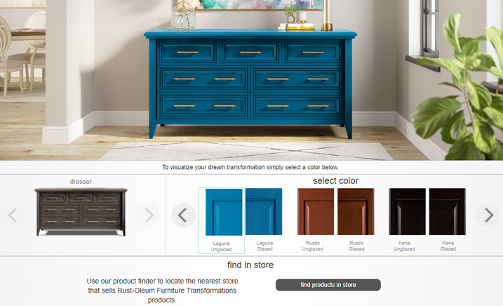 Rustoleum on sale furniture transformations