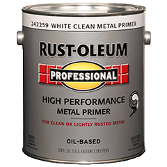 Clean metal primer rustoleum store
