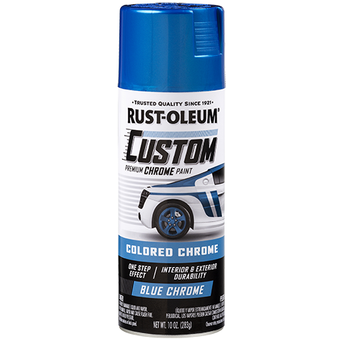 Rust-Oleum 363516 Automotive Custom Chrome Spray Paint, 10 oz, Bronze