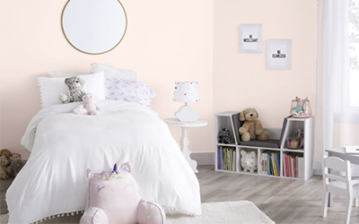 Painted child's bedroom