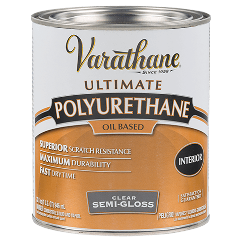 Varathane Ultimate Oil Based Interior Clear Semi-Gloss Polyurethane