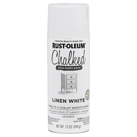 Rustoleum linen white spray paint