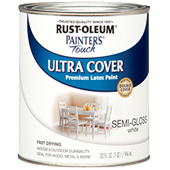 Rust oleum ultra cover gloss white clearance