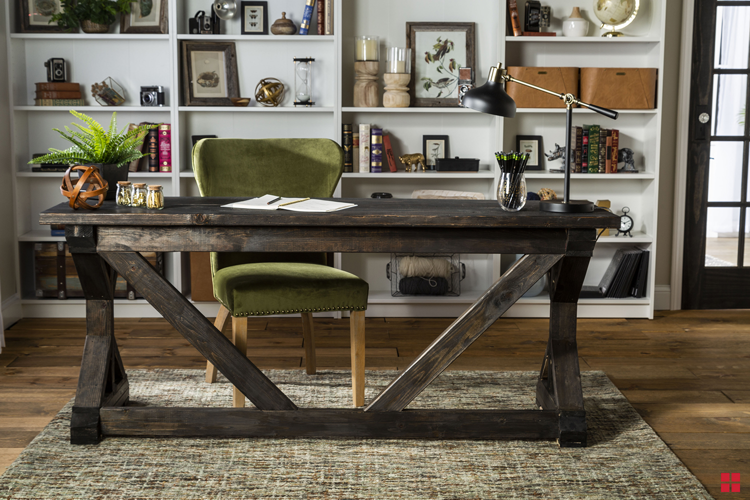 Charred Wood Desk Varathane