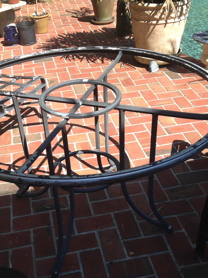 Painting Metal Outdoor Furniture With Rustoleum Patio Furniture