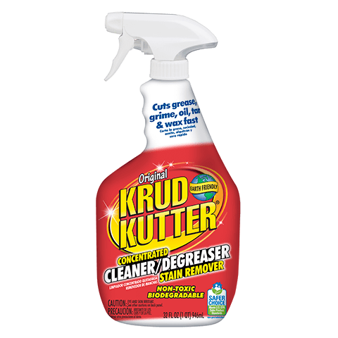 Bottle of Krud Kutter Original Cleaner and Degreaser.