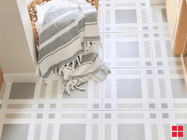 Floor Paint Tape Design After