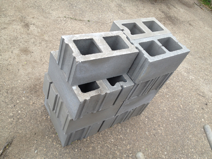 Stenciled Cinder Block Planter Tutorial