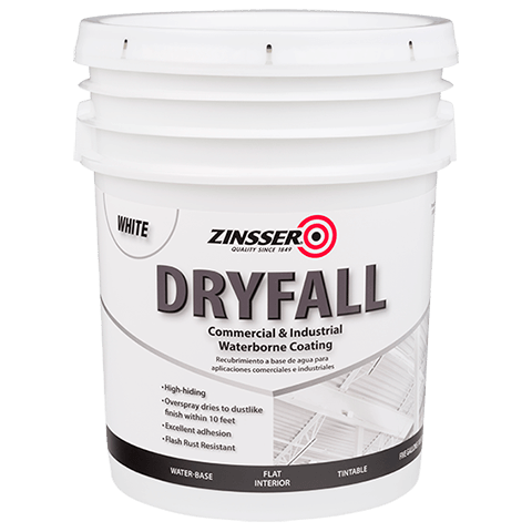 Zinsser Dryfall Interior Water Base Waterborne Tintable White Coating