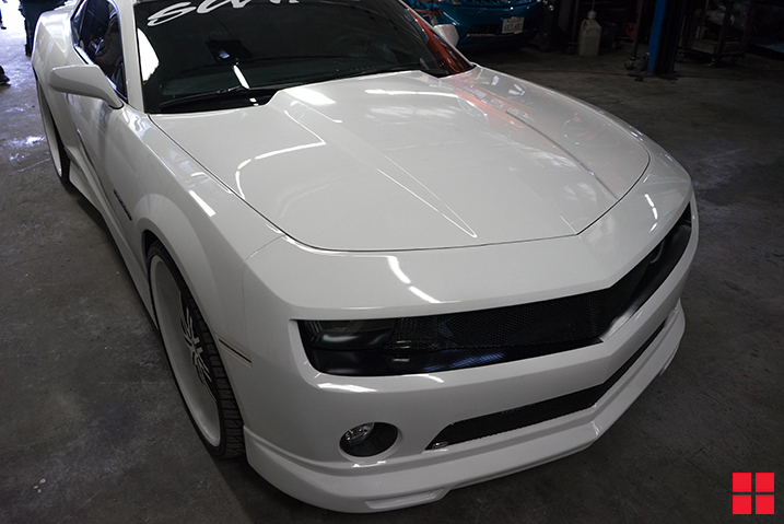 White car clearance spray paint