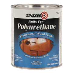 Zinsser Bulls Eye Water Base Gloss Polyurethane