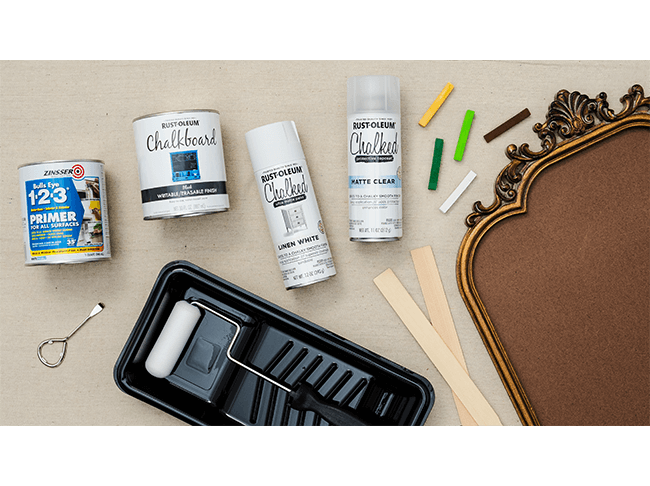 Framed Chalkboard Supplies