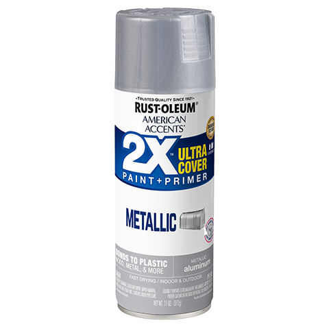 American Accents 2x Ultra Cover Spray Paint Metallic