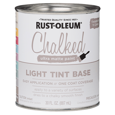 Rust Oleum Chalked Paint Tint Base