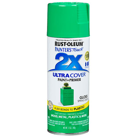 lime green spray paint for plastic