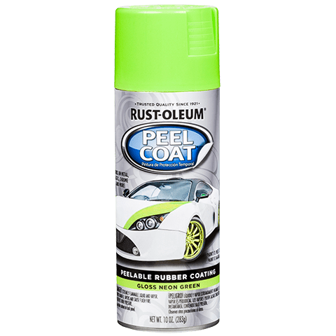 neon green spray paint for plastic