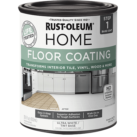 Interior Floor Paint Rust Oleum Home Ultra White Tint Base