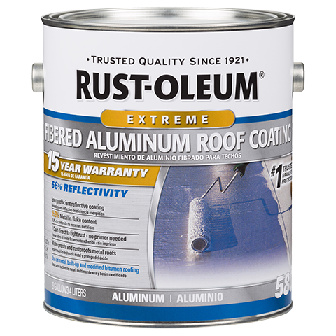 580 Fibered Aluminum Roof Coating