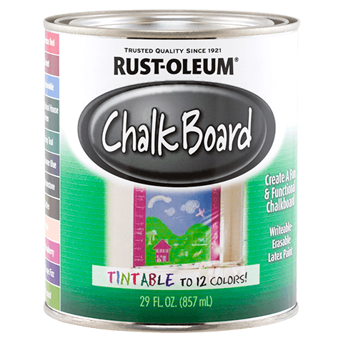 Valspar Tintable Chalkboard Paint Color Chart