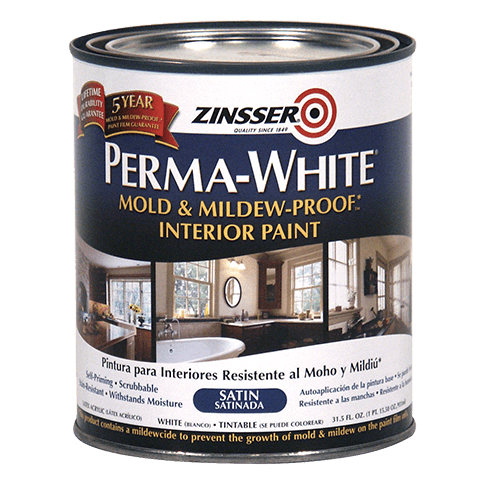 Zinsser Perma White Mold Mildew Proof Interior Paint Product