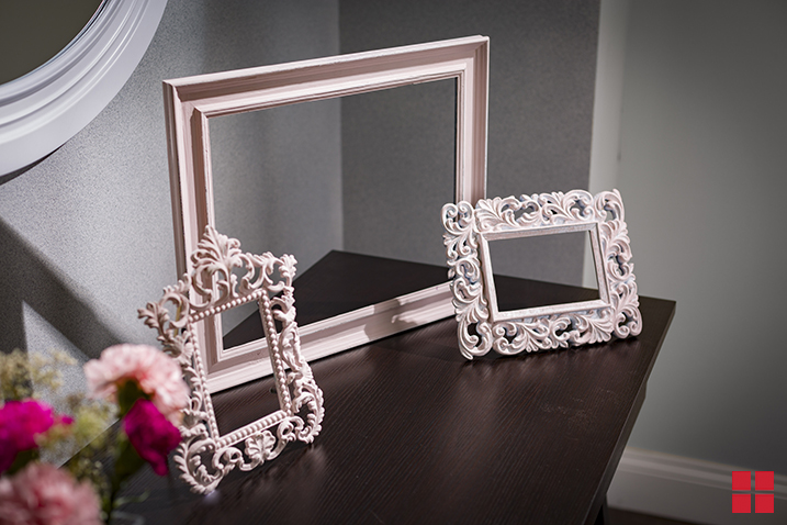 Pink Vintage Picture Frames