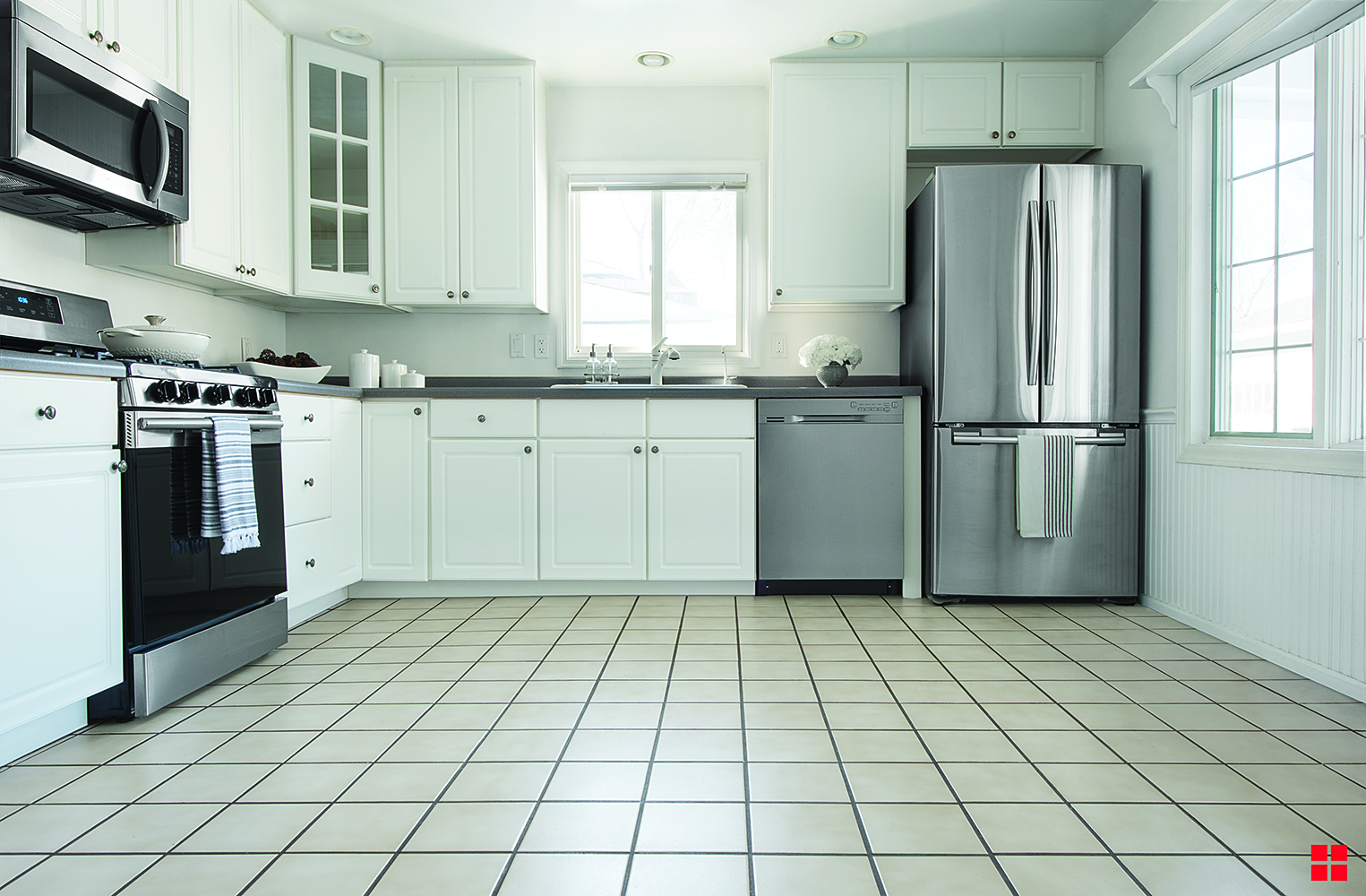 DIY Painted Kitchen Floor