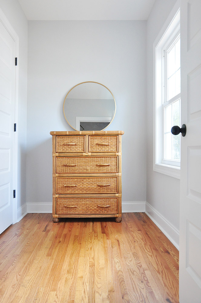 Wicker Dresser Makeover