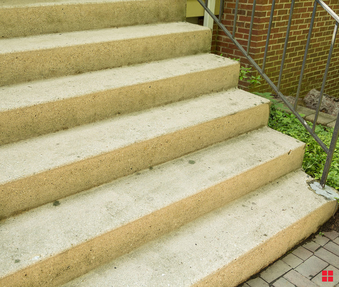 steps concrete pressure potting bench wash clean kutter krud porch stairs