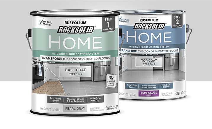 Rocksolid Home How To Paint A Floor Rust Oleum